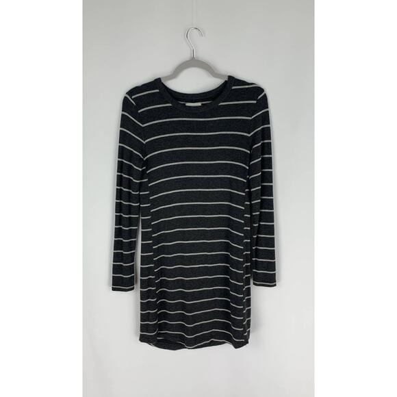 Lou & Grey Dresses & Skirts - Lou & Grey Signature Soft Striped Lounge T Shirt Dress Womens XS Long Sleeve